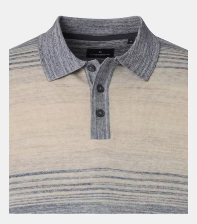 Tricou polo bumbac barbati CASA MODA bej dungulite [2]