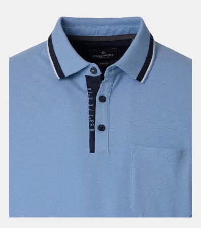 Tricou polo bumbac barbati CASA MODA albastru [2]