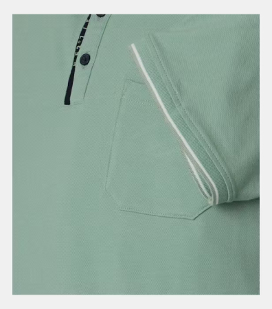 Tricou polo bumbac barbati CASA MODA verde deschis [3]
