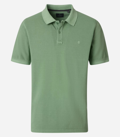 tricouri dupa stil - Tricou polo bumbac barbati CASA MODA verde