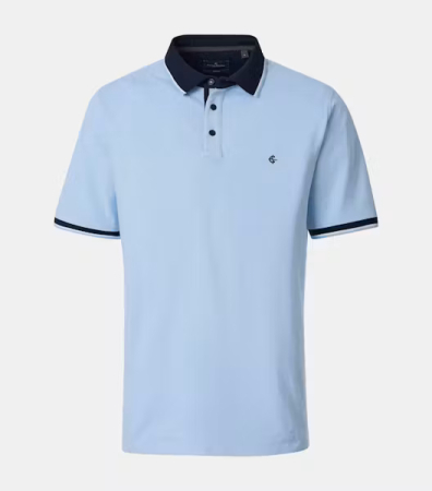 tricouri dupa stil - Tricou polo bumbac barbati CASA MODA bleu