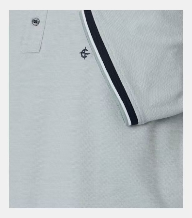 Tricou polo bumbac barbati CASA MODA turcoaz deschis [3]