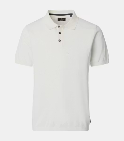 tricouri dupa stil - Tricou polo bumbac barbati CASA MODA alb