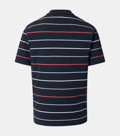 Tricou polo barbati CASA MODA bleumarin dungi [1]