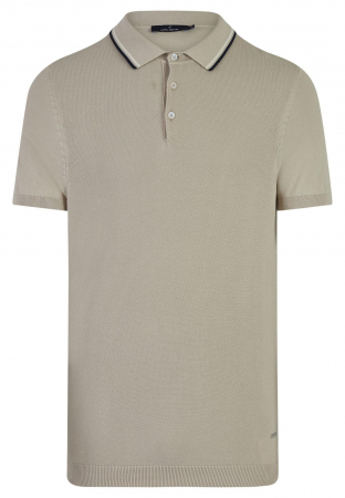 tricouri polo - Tricou polo bumbac organic barbati DANIEL HECHTER bej