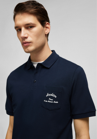 Tricou polo bumbac barbati HECHTER bleumarin [2]