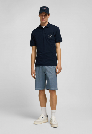 Tricou polo bumbac barbati HECHTER bleumarin [5]