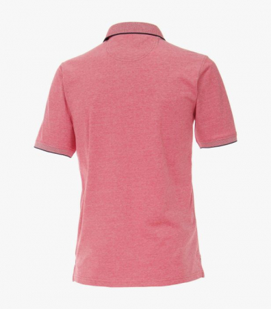 Tricou polo bumbac barbati CASA MODA rosu broderie Surf Route [2]