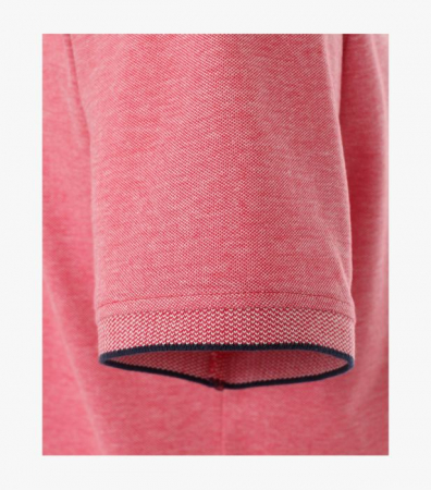 Tricou polo bumbac barbati CASA MODA rosu broderie Surf Route [4]