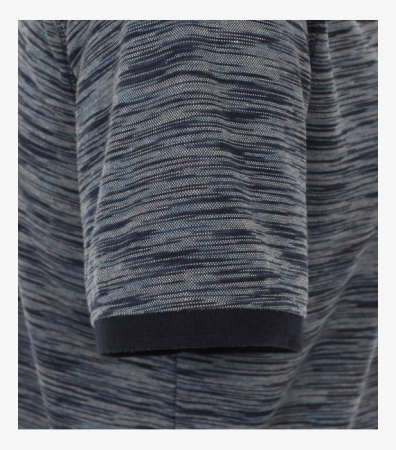 Tricou polo barbati CASA MODA bleumarin melanj [4]