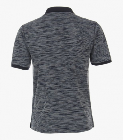 Tricou polo barbati CASA MODA bleumarin melanj [2]