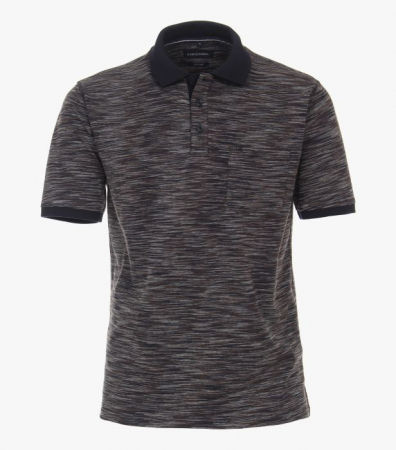 Tricouri - Tricou polo barbati CASA MODA oliv melanj