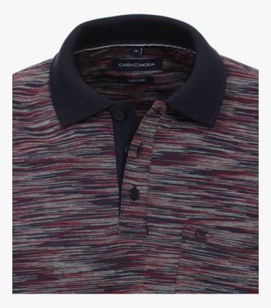 Tricou polo barbati CASA MODA visiniu melanj [3]
