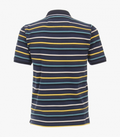 Tricou polo barbati CASA MODA bleumarin dungi [2]