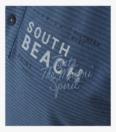 Tricou polo bumbac barbati CASA MODA "Sunshine State" albastru [2]