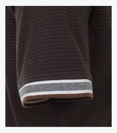 Tricou polo bumbac barbati CASA MODA "Sunshine State" maro [5]