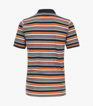 Tricou polo barbati CASA MODA bleumarin dungulite portocaliu/bleumarin [1]