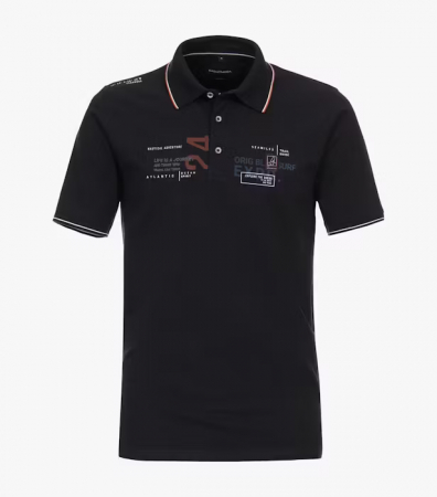 Tricouri - Tricou polo bumbac barbati CASA MODA Atlantic Spirit bleumarin
