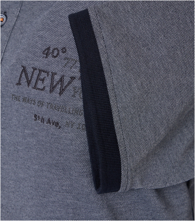 Tricou polo barbati CASA MODA New York albastru [3]