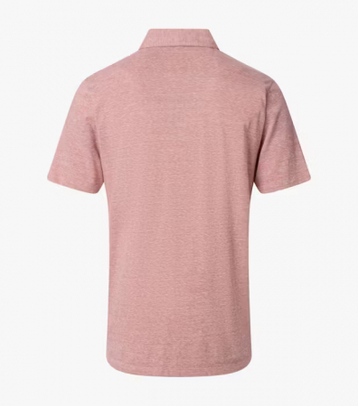 Tricou polo in/bumbac barbati CASA MODA roz melanj [1]