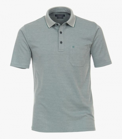 tricouri polo - Tricou polo barbati CASA MODA verde menta