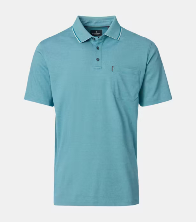 tricouri dupa stil - Tricou polo barbati CASA MODA 993106500 turcoaz deschis