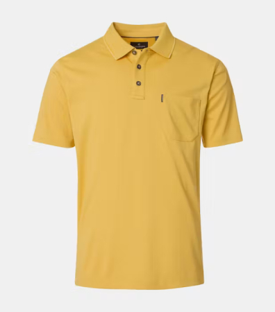 tricouri dupa stil - Tricou polo barbati CASA MODA 993106500 galben