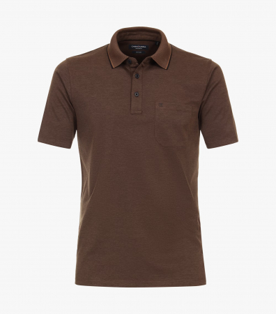 Tricouri - Tricou polo barbati CASA MODA maro