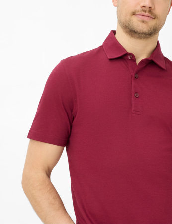 Tricou polo barbati BRAX PEPE  rosu inchis [5]