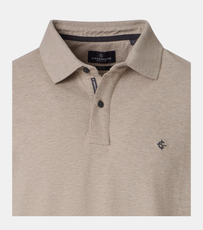 Tricou polo bumbac barbati CASA MODA 004470 bej [2]