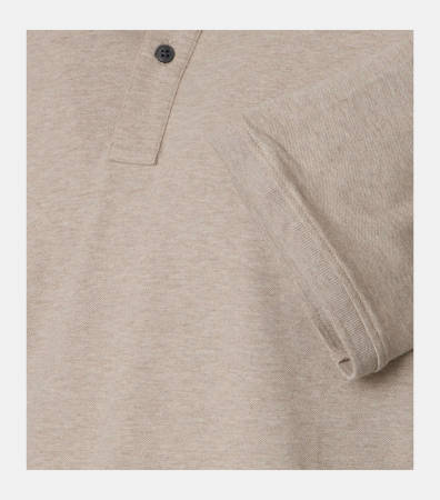 Tricou polo bumbac barbati CASA MODA 004470 bej [3]