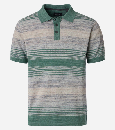tricouri polo - Tricou polo bumbac barbati CASA MODA verde dungulite