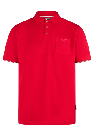 Tricouri - Tricou polo Jerseu bumbac organic barbati HECHTER rosu