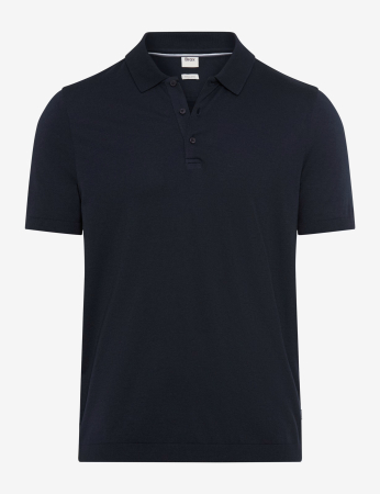 tricouri polo - Tricou polo bumbac/modal barbati BRAX PARVIS bleumarin