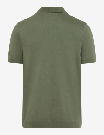 Tricou polo bumbac/modal barbati BRAX PARVIS verde [1]