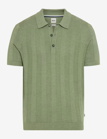 tricouri polo - Tricou polo in/bumbac barbati BRAX PASCAL verde