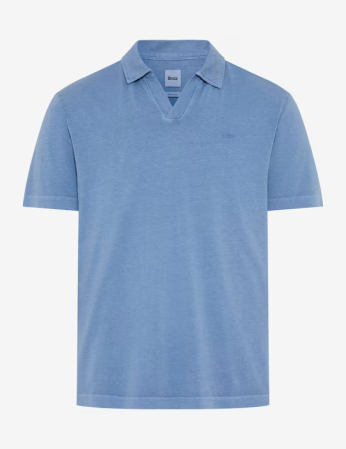 tricouri polo - Tricou polo bumbac/in barbati BRAX PAZ albastru