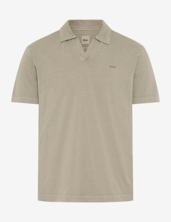 tricouri polo - Tricou polo bumbac/in barbati BRAX PAZ  bej