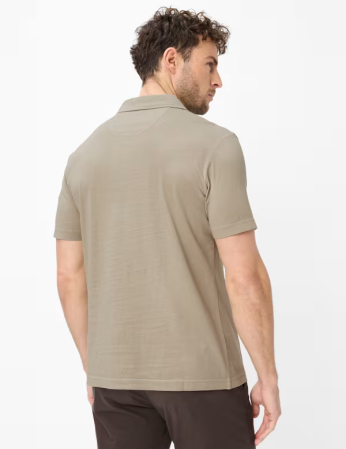 Tricou polo bumbac/in barbati BRAX PAZ  bej [2]