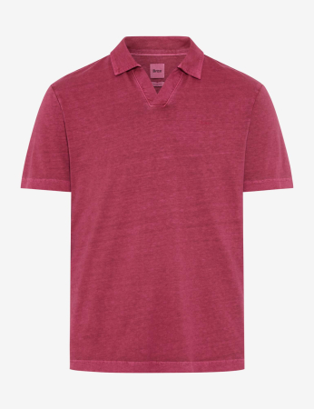 tricouri polo - Tricou polo bumbac/in barbati BRAX PAZ rosu
