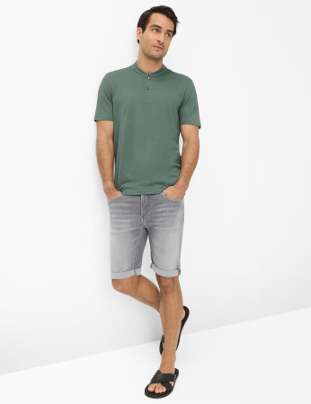 Tricou polo barbati BRAX PELE oliv [4]