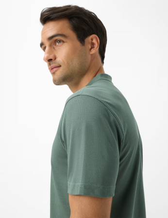 Tricou polo barbati BRAX PELE oliv [6]