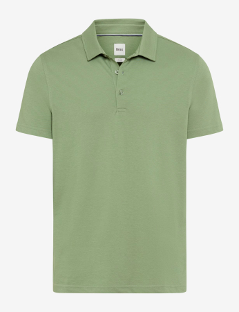 tricouri polo - Tricou polo barbati BRAX PEPE verde deschis