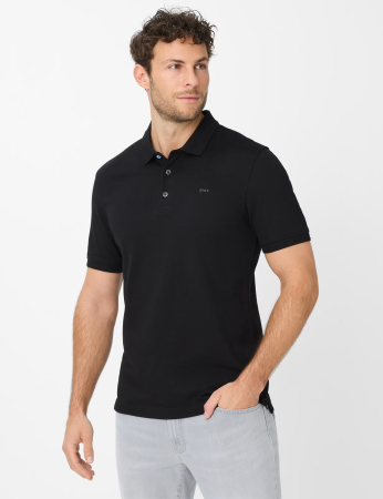 Tricou polo bumbac barbati BRAX PETE  negru [2]