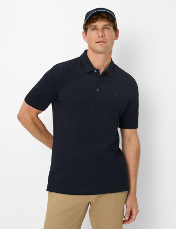 Tricou polo bumbac barbati BRAX PETE bleumarin [2]