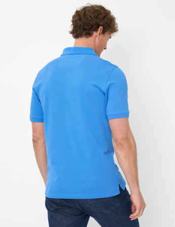 Tricou polo bumbac barbati BRAX PETE albastru [3]