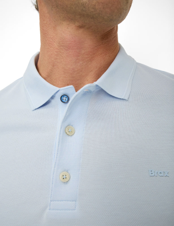 Tricou polo bumbac barbati BRAX PETE bleu [6]