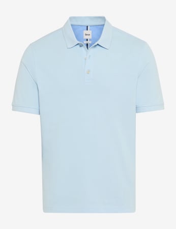 tricouri dupa stil - Tricou polo bumbac barbati BRAX PETE bleu