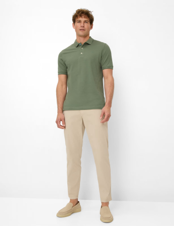 Tricou polo bumbac barbati BRAX PETE verde [4]