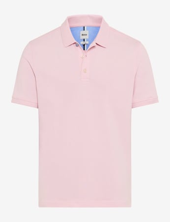tricouri dupa stil - Tricou polo bumbac barbati BRAX PETE roz